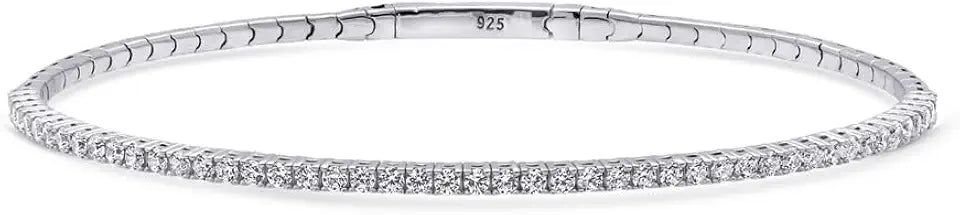 Sterling Silver Cubic Zirconia Bracelet