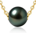 Gold-Tone Black Pearl Necklace