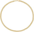 Gold-Tone Cuban Link Rope Anklet