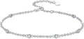 Sterling Silver Lab-Grown Diamond Bracelet