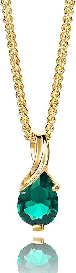 Gold-Tone Birthstone Necklace
