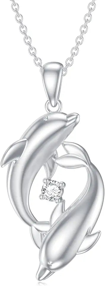 Sterling Silver Lab-Grown Diamond Necklace