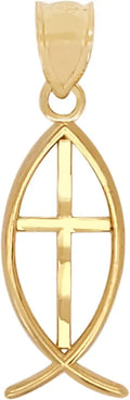 Gold-Tone Pendant, 1.3 inch