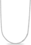 Gold-Tone Round Tennis Necklace