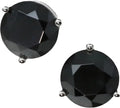 Gold-Tone Round Cubic Zirconia Stud Earrings