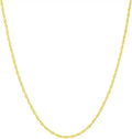 Gold-Tone Rope Necklace, 0.8 mm