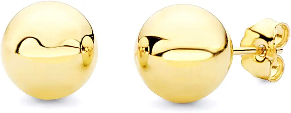 Gold-Tone Stud Earrings, 3mm