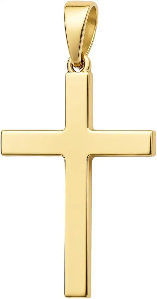 Gold-Tone Cross Pendant