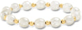 Gold-Tone Pearl Bracelet, 8.5mm
