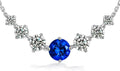Sterling Silver Moissanite Necklace