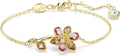 Gold-Tone Floral Bracelet