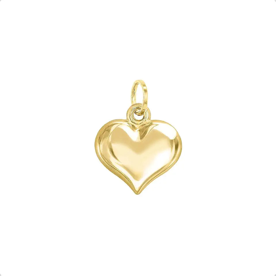 Gold-Tone Heart Pendant