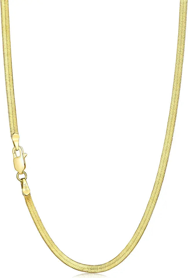 Gold-Tone Snake Chain Necklace, 3mm