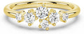 Round Moissanite Ring, 1.8mm