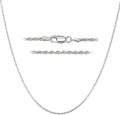 Sterling Silver Rope Necklace