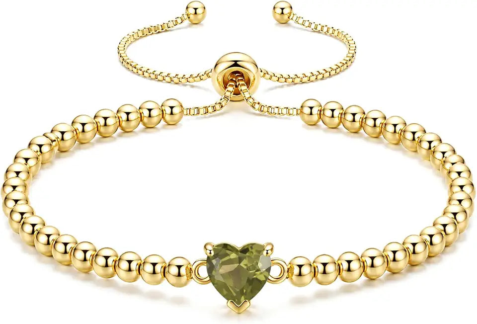 Gold-Tone Birthstone Bracelet