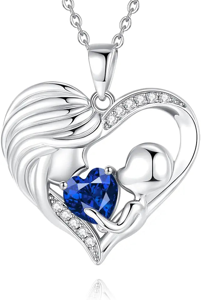 Gold-Tone Birthstone Heart Necklace