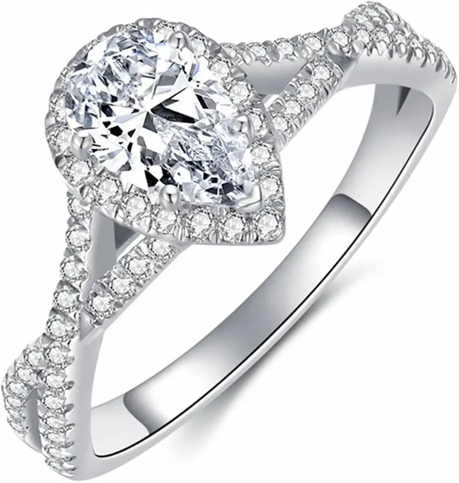 Moissanite Engagement Ring