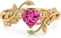 Birthstone Heart Ring