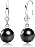 Black Pearl Drop Earrings
