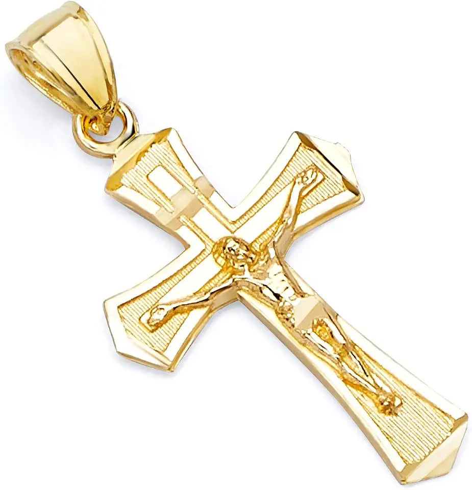 Gold-Tone Cross Pendant