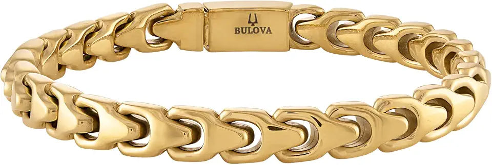Gold-Tone Stainless Steel Bracelet