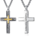 Sterling Silver Cross Memorial Necklace