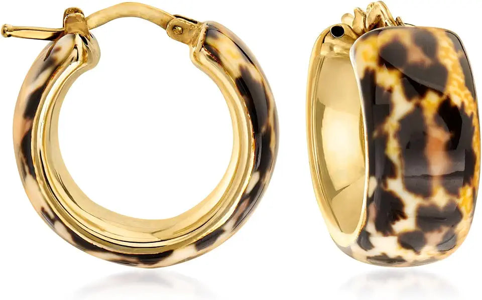 Gold-Tone Hoop Earrings