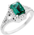 Round Halo Engagement Ring