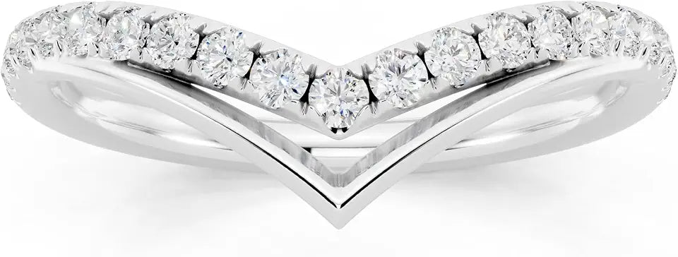 14K Gold-Plated Sterling Silver Round Lab-Grown Diamond Ring