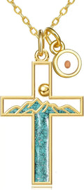 14K Gold-Plated Cross Necklace