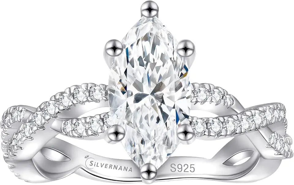 Moissanite Engagement Ring