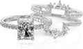 Sterling Silver Halo Engagement Ring