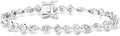 Sterling Silver Cubic Zirconia Bracelet