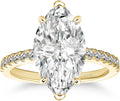 Sterling Silver Moissanite Ring