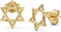 Gold-Tone Star Earrings