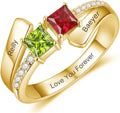 Gold-Tone Birthstone Ring