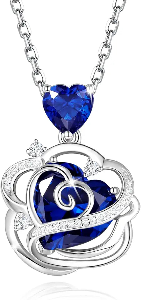 Birthstone Heart Necklace