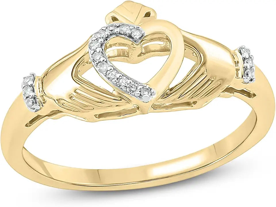 Gold-Tone Sterling Silver Ring