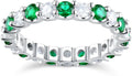 Sterling Silver Moissanite Ring