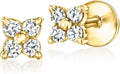 Gold-Tone Stud Earrings