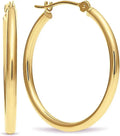 Gold-Tone Hoop Earrings
