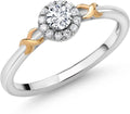 Lab-Grown Diamond Infinity Halo Ring