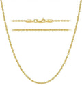 Gold-Tone Rope Necklace, 1.5mm