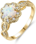 Opal Engagement Ring