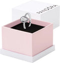 Cubic Zirconia Halo Layered Ring