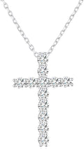 Moissanite Cross Necklace