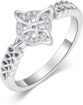 Sterling Silver Lab-Grown Diamond Engagement Ring