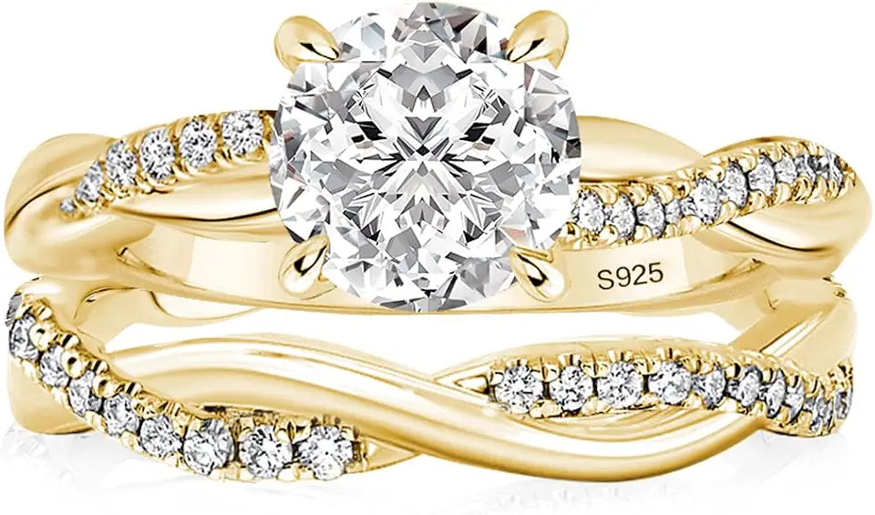 Sterling Silver Moissanite Ring