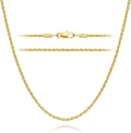 Gold-Tone Rope Necklace